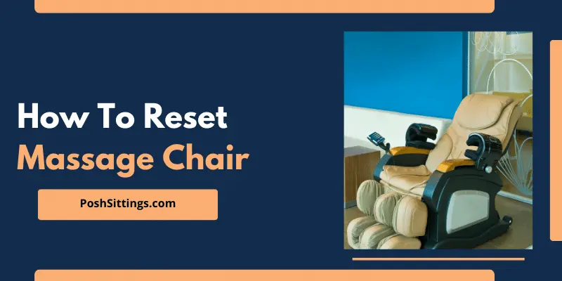 How To Reset Massage Chair - Panasonic Infinity