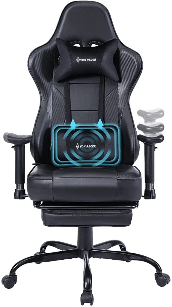 Von Racer Massage Gaming Chair